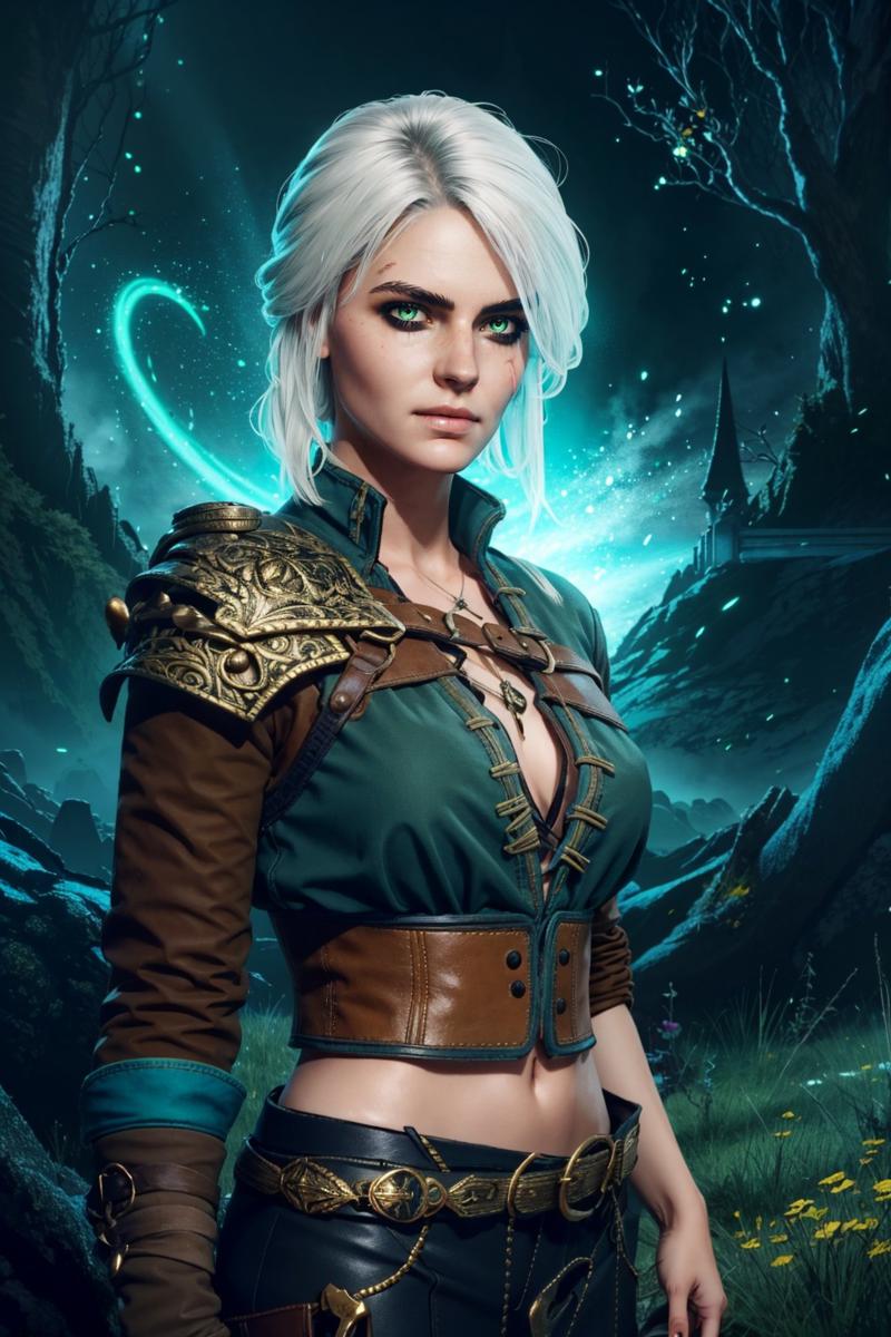 26791-CrossRoads_v1.fp16-ciriW3 soul3142 1girl green eyes white hair scar.jpg